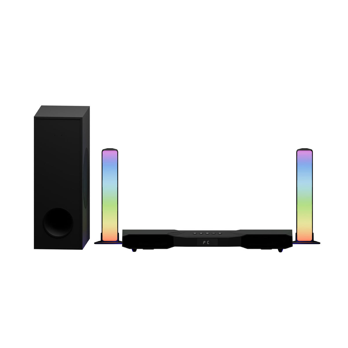 Laser Gaming Soundbar | RGB Lights | With Subwoofer