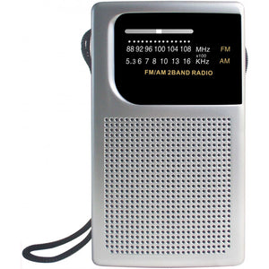 Laser Pocket Radio | AM/FM | Speaker & Earphone Socket