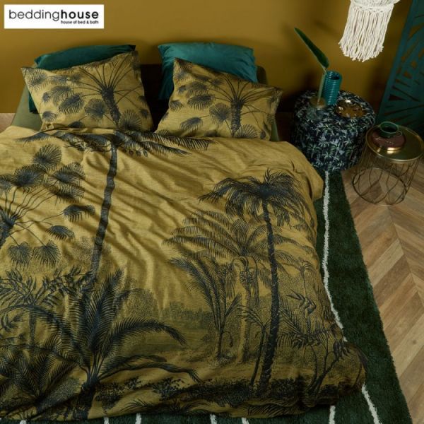 Tour Du Monde At Home Cotton Ochre Quilt Cover Set | Bedding House | King