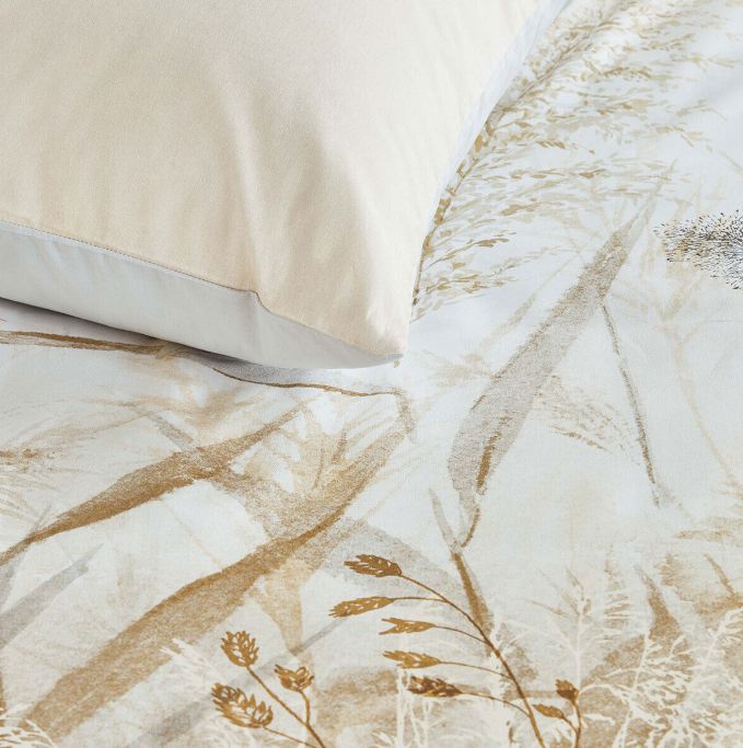 Florine Cotton Percale Sand Quilt Cover Set | Bedding House | King