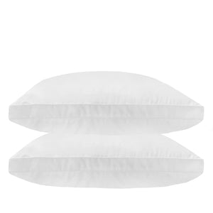 Luxury Bamboo Blend Gusset Pillow | Twin Pack | 4cm Gusset Support
