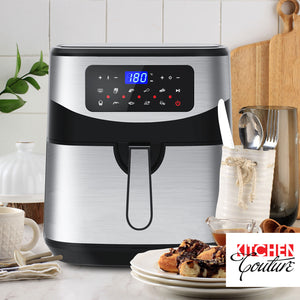 Kitchen Couture 12 Litre Air Fryer | Multifunctional | LCD One Touch Display | Silver