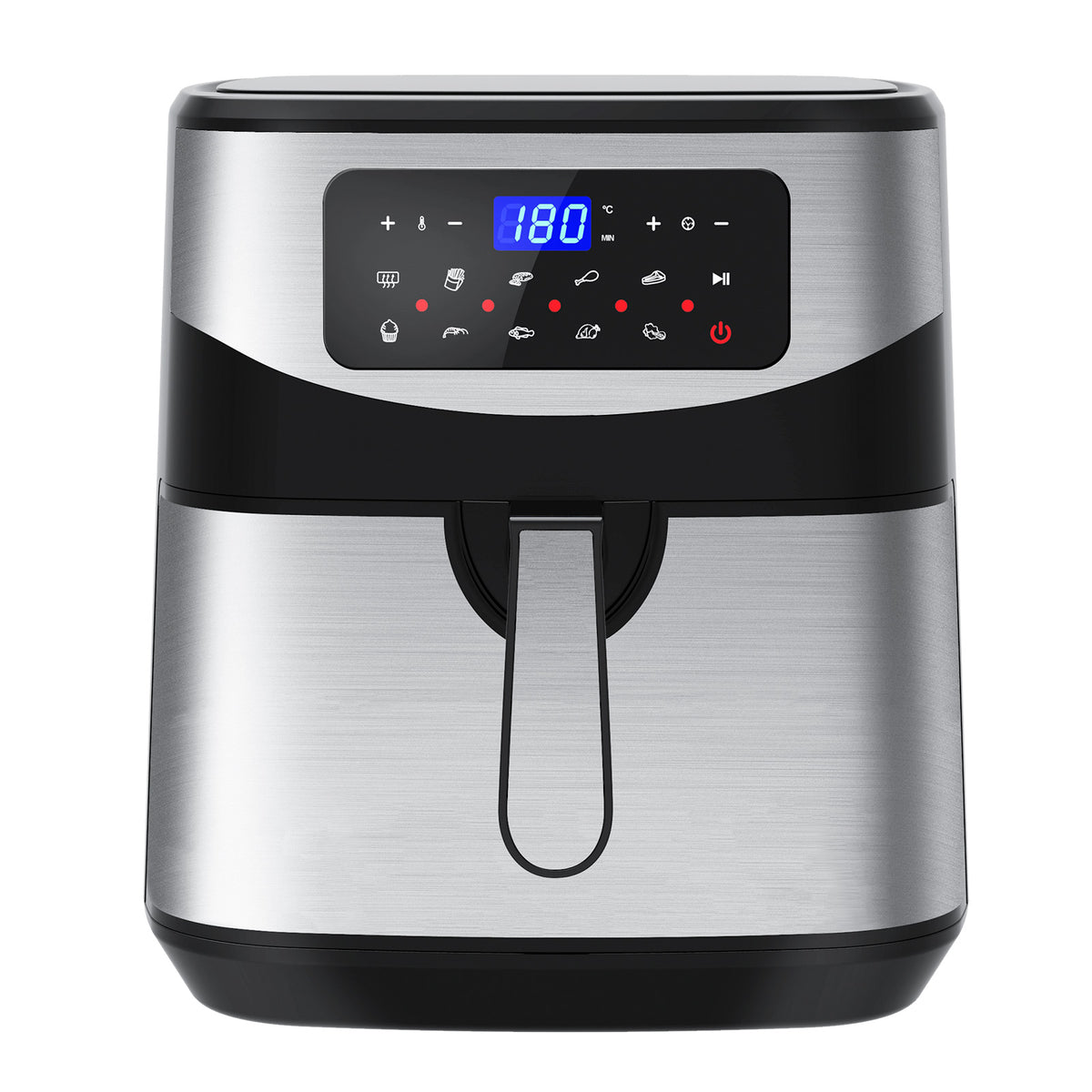 Kitchen Couture 12 Litre Air Fryer | Multifunctional | LCD One Touch Display | Silver