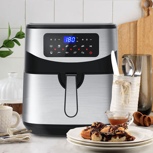 Kitchen Couture 12 Litre Air Fryer | Multifunctional | LCD One Touch Display | Silver