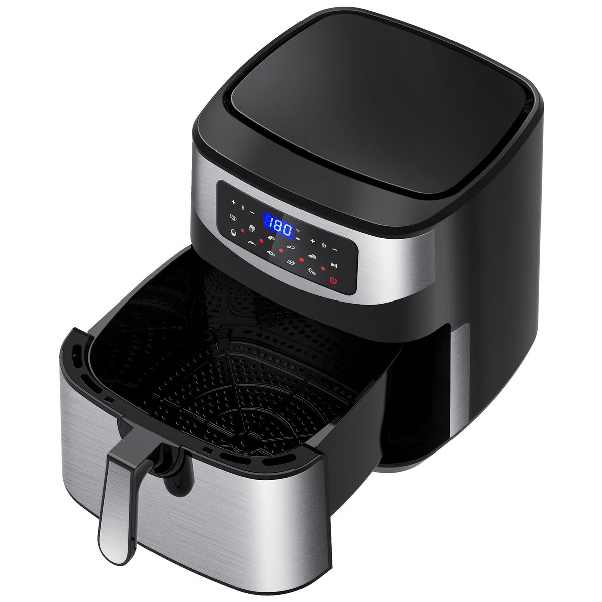 Kitchen Couture 12 Litre Air Fryer | Multifunctional | LCD One Touch Display | Silver