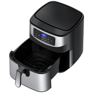 Kitchen Couture 12 Litre Air Fryer | Multifunctional | LCD One Touch Display | Silver