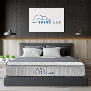 Spine-Lab Mattress 5 Zone 21cm Medium Firm Foam Bonnell Spring | Double Size | White