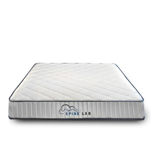 Spine-Lab Mattress 5 Zone 21cm Medium Firm Foam Bonnell Spring | Double Size | White
