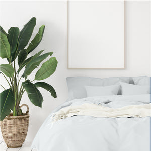 Balmain 1000 Thread Count Hotel Grade Bamboo Cotton Quilt Cover & Pillowcases Set | King - Cool Grey