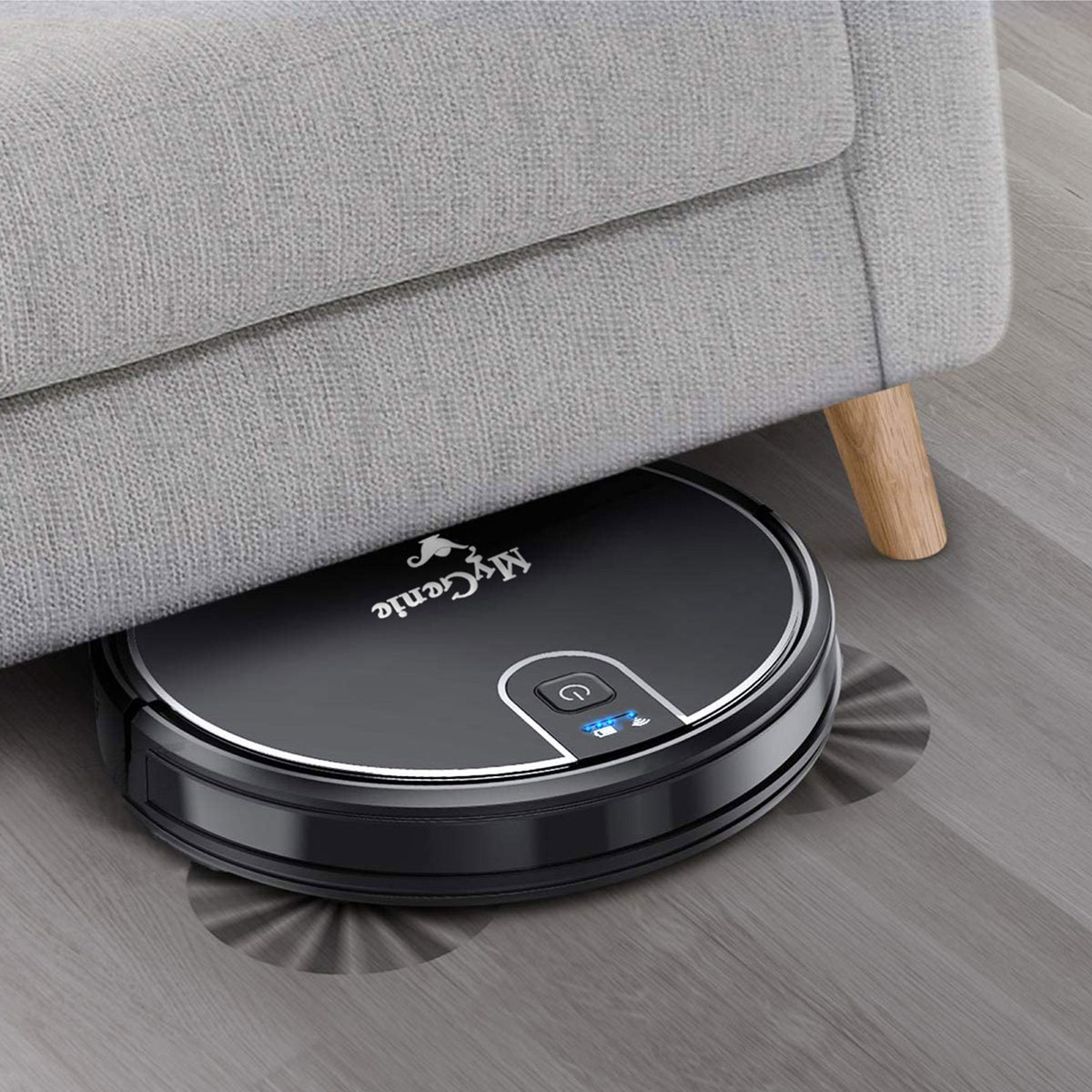 MyGenie XSonic Wifi Pro Robotic Vacuum Cleaner | Carpet Wet & Dry Mopping | Black
