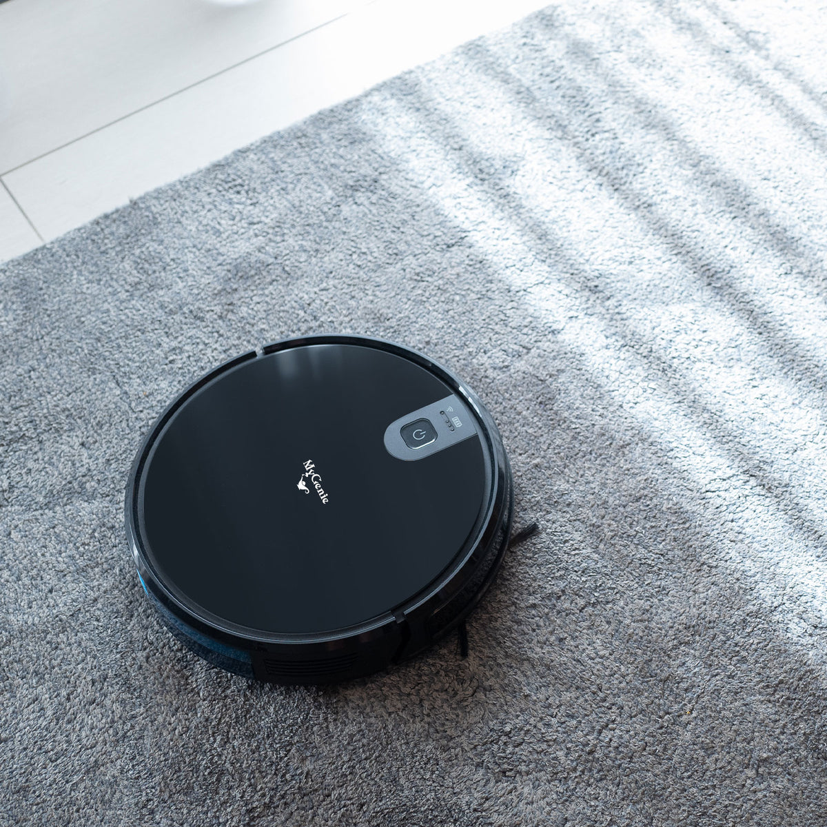 MyGenie XSonic Wifi Pro Robotic Vacuum Cleaner | Carpet Wet & Dry Mopping | Black