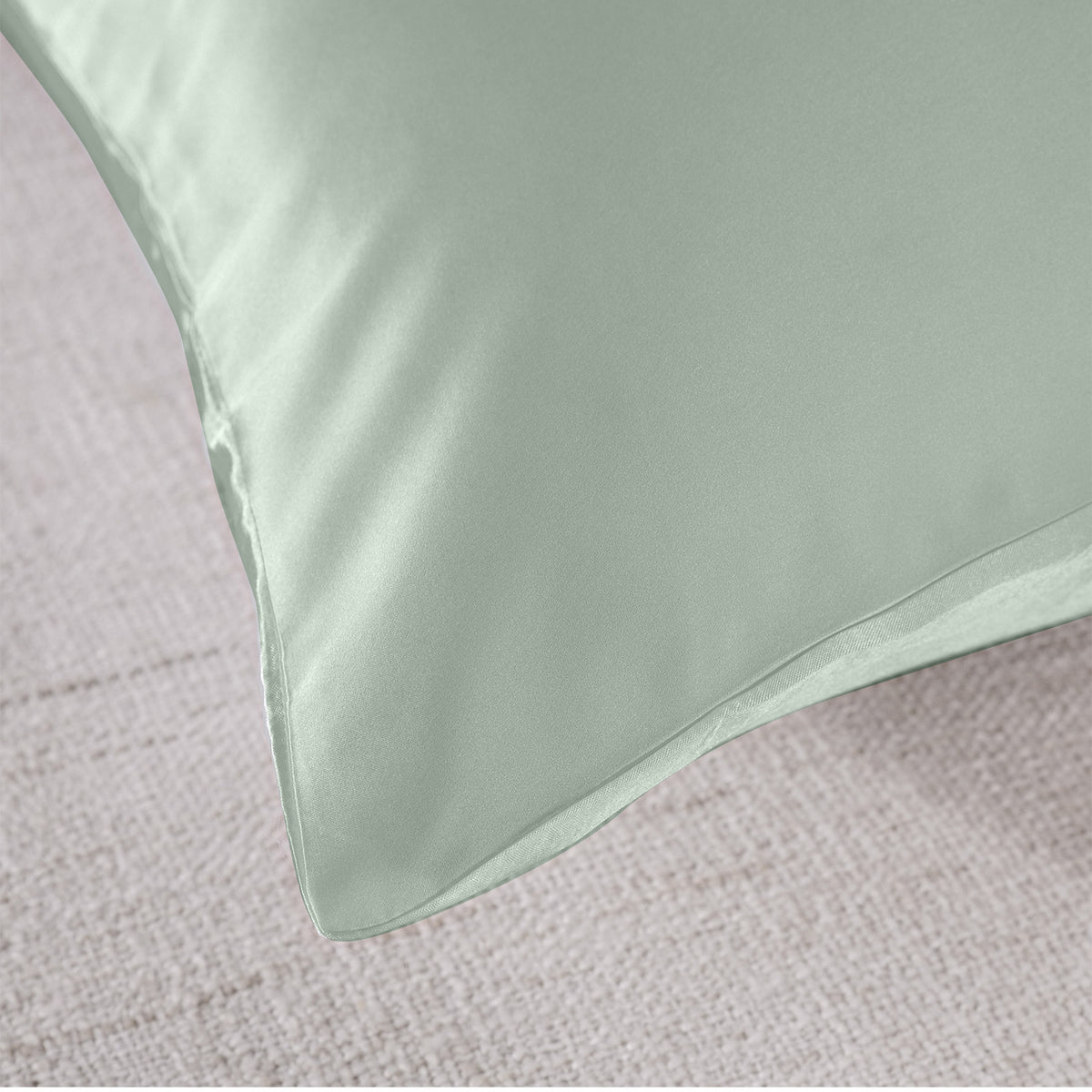 Mulberry Soft Silk Hypoallergenic Pillowcase Twin Pack | 51 x 76cm | Sage