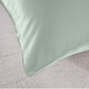 Mulberry Soft Silk Hypoallergenic Pillowcase Twin Pack | 51 x 76cm | Sage