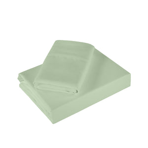 1200 Thread Count Sheet Set | 4 Piece Ultra Soft Satin Weave Finish | King | Sage Green