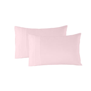 1200 Thread Count Sheet Set | 4 Piece Ultra Soft Satin Weave Finish | King | Soft Pink