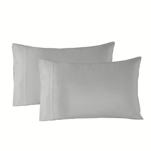 Bamboo Blended Sheet & Pillowcases Set | 1000TC Ultra Soft Bedding | King | Light Grey