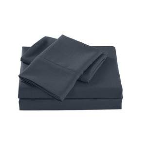 2000 Thread Count Bamboo Cooling Sheet Set | Ultra Soft Bedding | Single | Charcoal