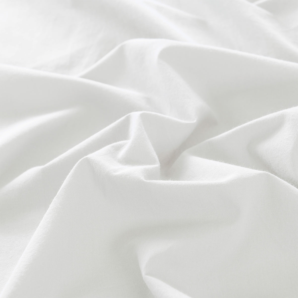 Vintage Washed 100% Cotton Sheet Set | Fitted & Flat Sheets | Pillowcases | Queen | White