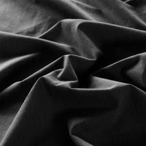 Vintage Washed 100% Cotton Quilt Cover Set | Bedding | Ultra Soft | Single | Charcoal