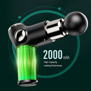 FitSmart LCD Display Mini Vibration Therapy Massage Device | Black