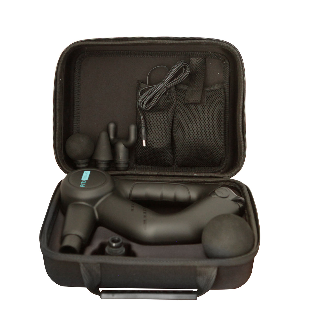 FitSmart Pro Vibration Therapy Massage Device | Black and White