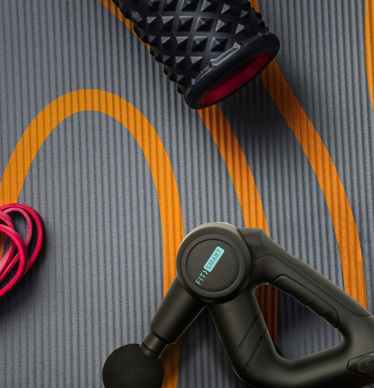 FitSmart Pro Vibration Therapy Massage Device | Black and White