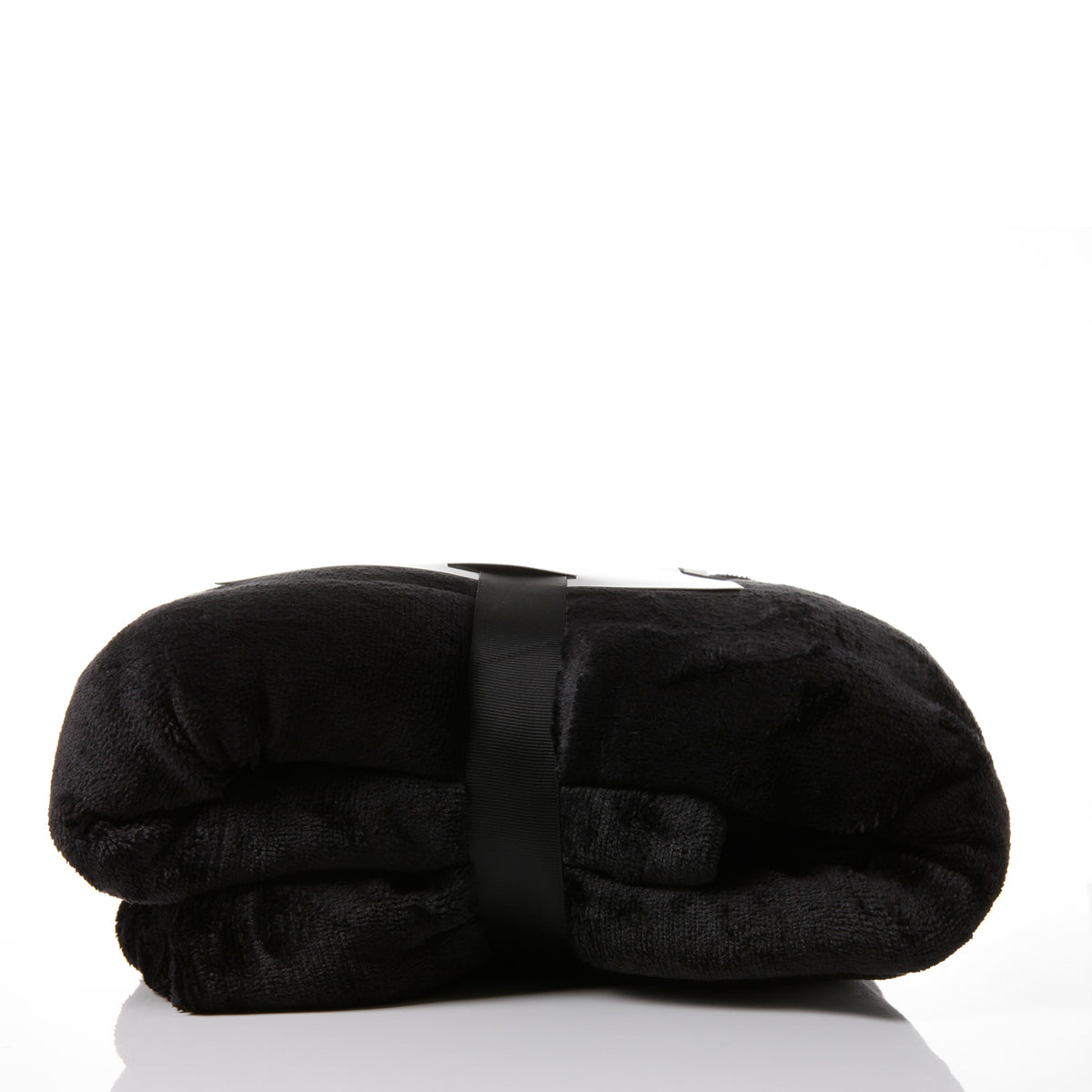 Snug Hoodie Nightwear | Super Soft Reversible Coral Fleece 750GSM | Black