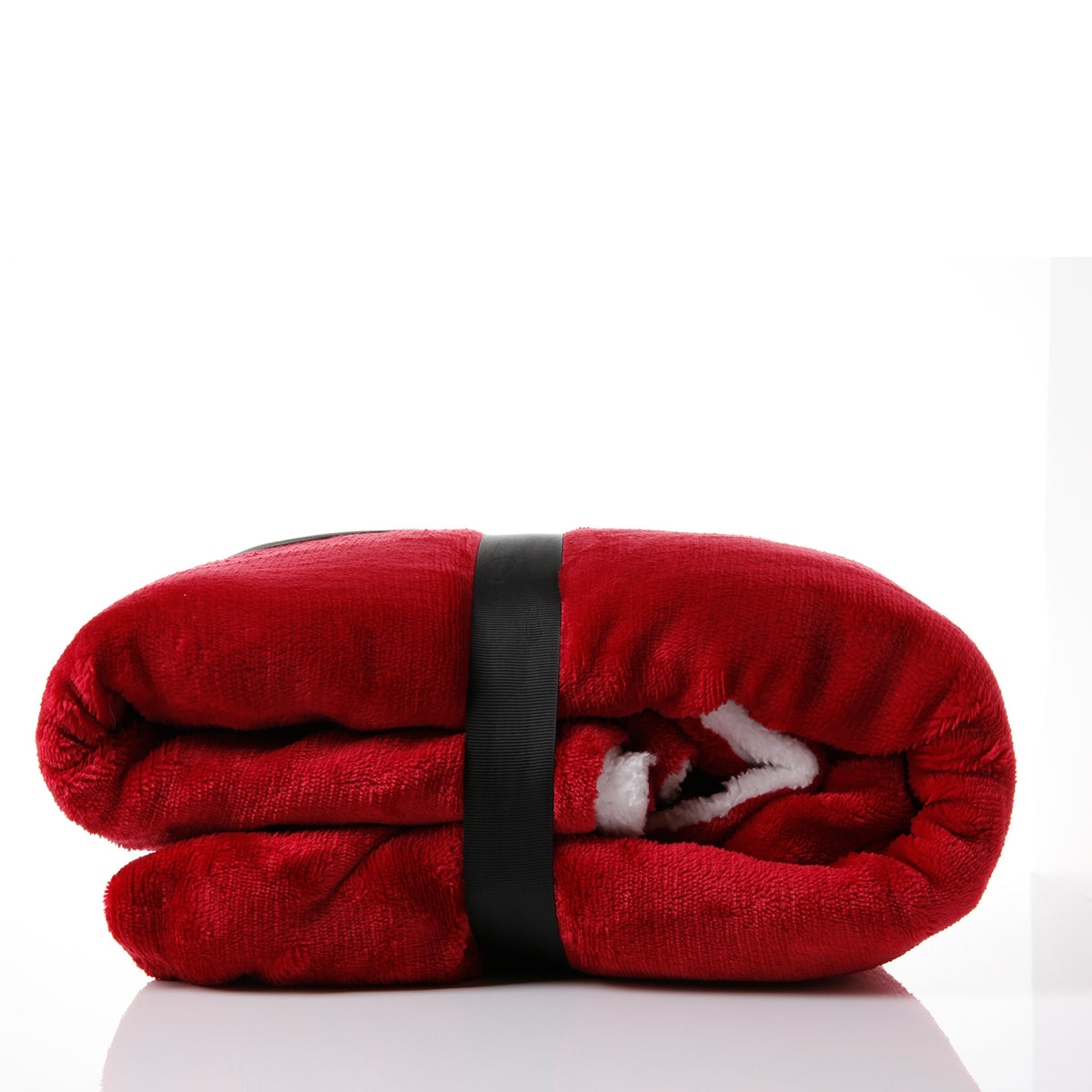 Snug Hoodie Nightwear | Super Soft Reversible Coral Fleece 750GSM | Red