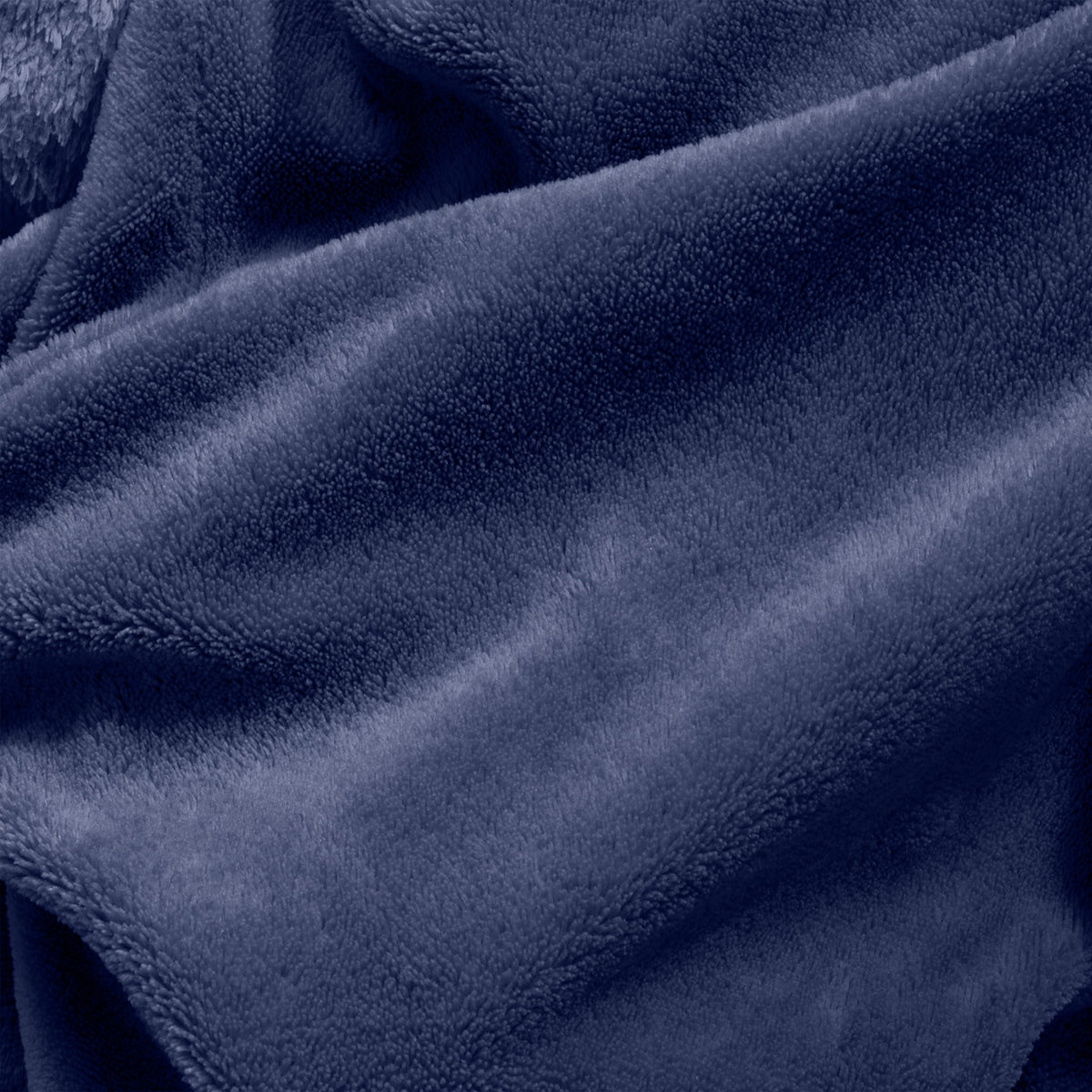 Snug Hoodie Nightwear | Super Soft Reversible Coral Fleece 750GSM | Navy