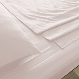 1000 Thread Count Bamboo Cotton Sheet & Quilt Cover Complete Set | King - Blush
