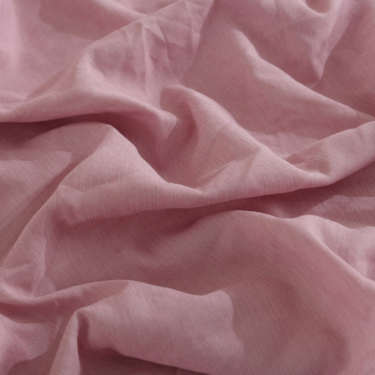 Flax Linen Blend Sheet Set | Luxury Breathable Ultra Soft Bedding | King | Mauve