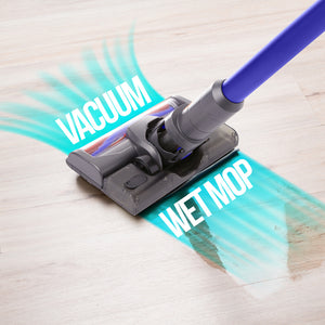 MyGenie H20 PRO Wet Mop 2-IN-1 Cordless Stick Vacuum Cleaner | Handheld Recharge | Blue