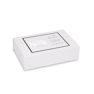 Casa Decor Luxury Satin Pillowcase | Twin Pack | Size | Gift Box | Luxury | White