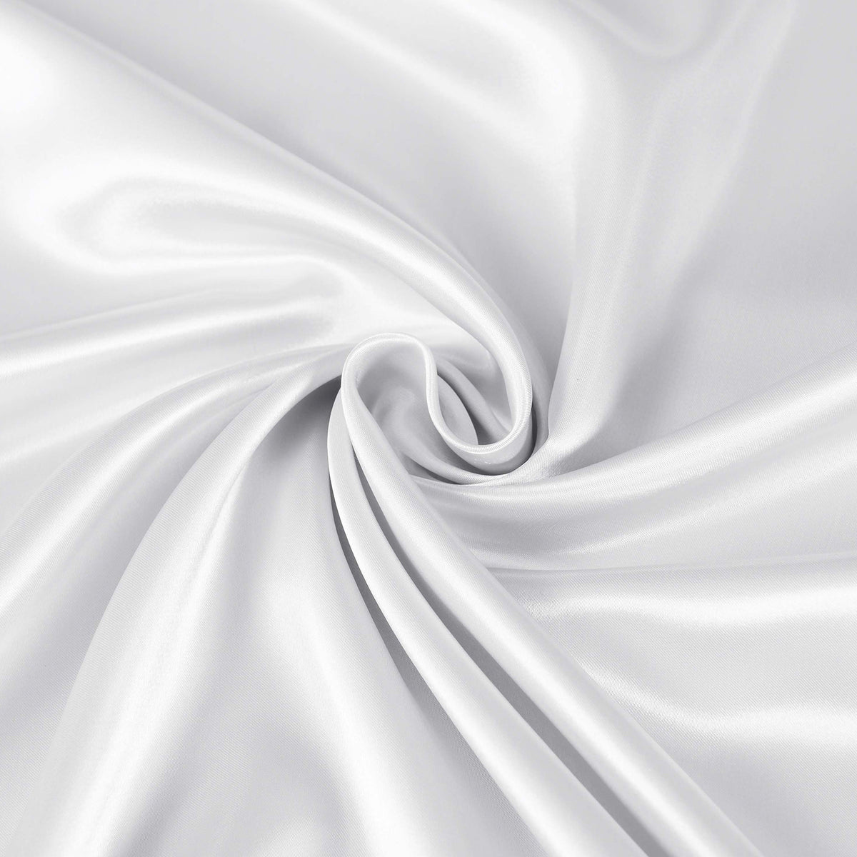 Satin Sheet Set | 3 Piece Fitted Sheet & Pillowcase | Soft | King | White