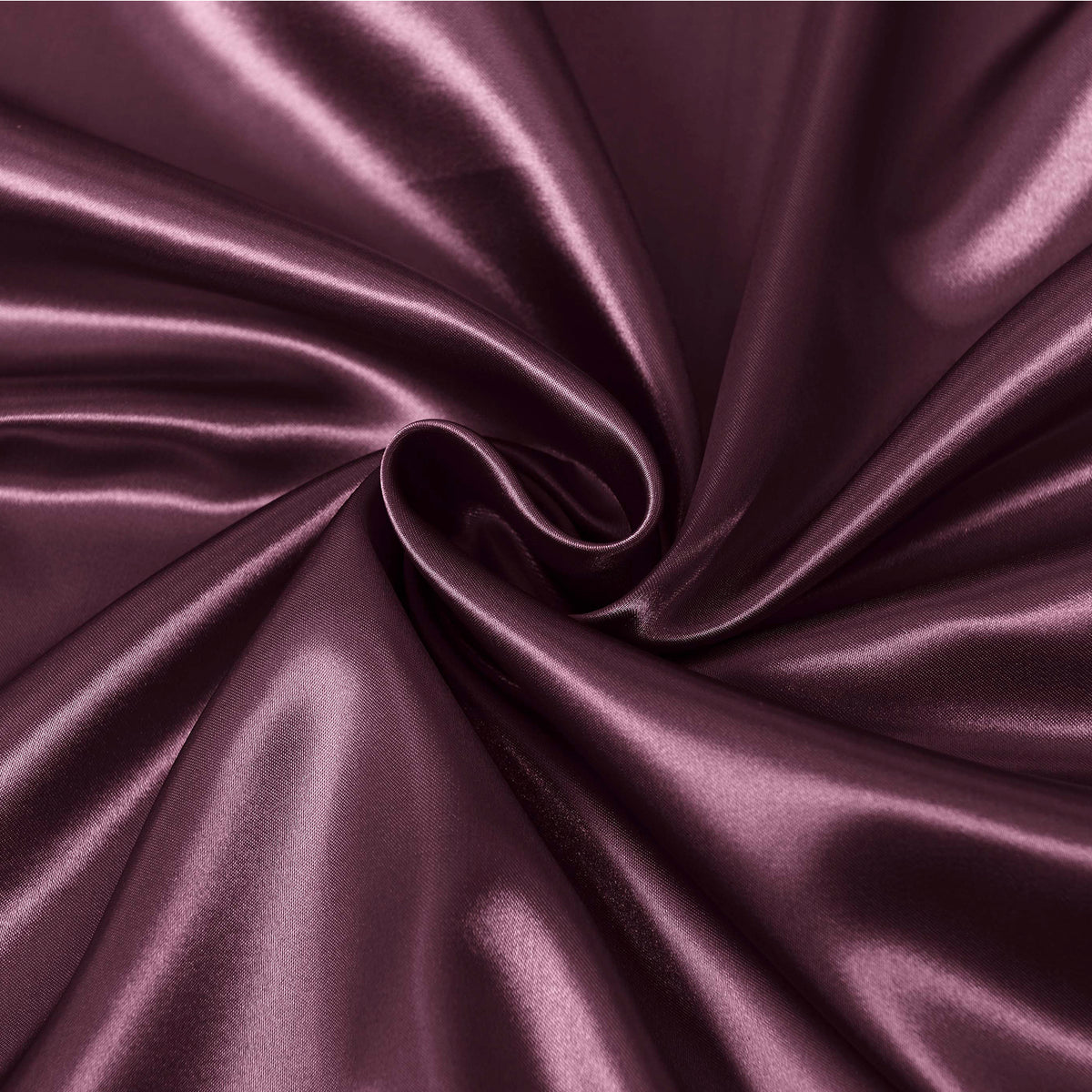 Satin Sheet Set | 3 Piece Fitted Sheet & Pillowcase | Soft | King | Malaga Wine