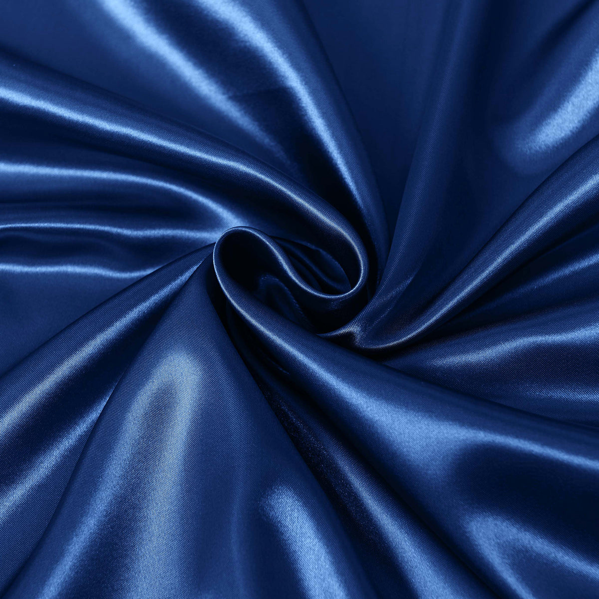 Satin Sheet Set | 3 Piece Fitted Sheet & Pillowcase | Soft | King | Navy Blue