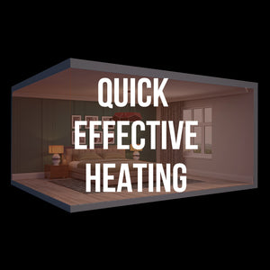 Pursonic Electric Ceramic Tower Heater | Oscillating | Remote Control | Portable | White