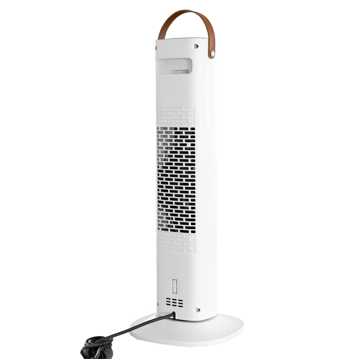 Pursonic Electric Ceramic Tower Heater | Oscillating | Remote Control | Portable | White