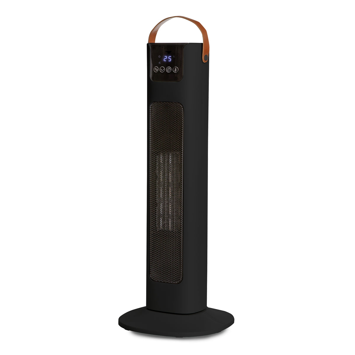 Pursonic Electric Ceramic Tower Heater | Portable | Oscillating | Remote Control | Black