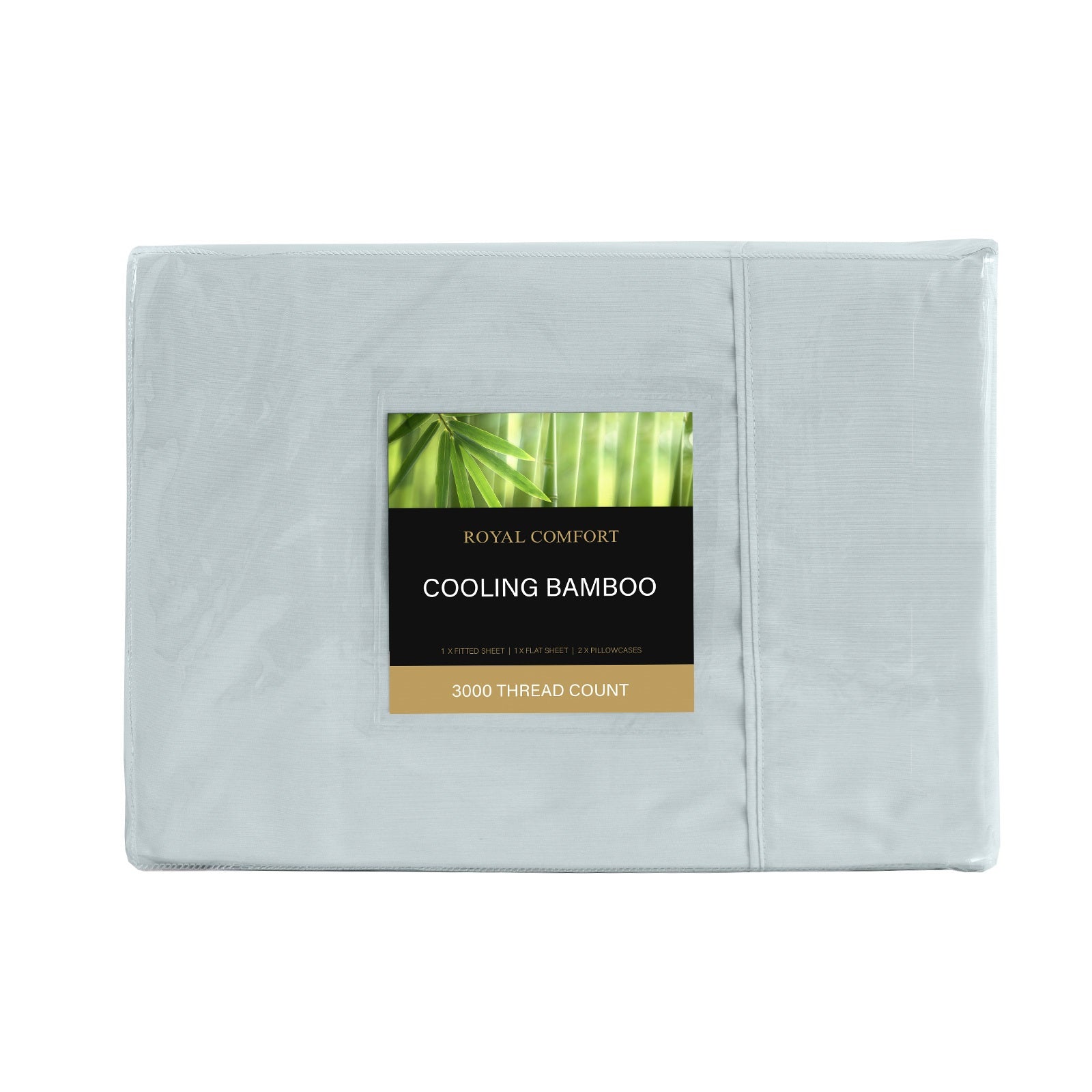 3000 Thread Count Bamboo Cooling Sheet Set | King | Aqua - The Hippie House