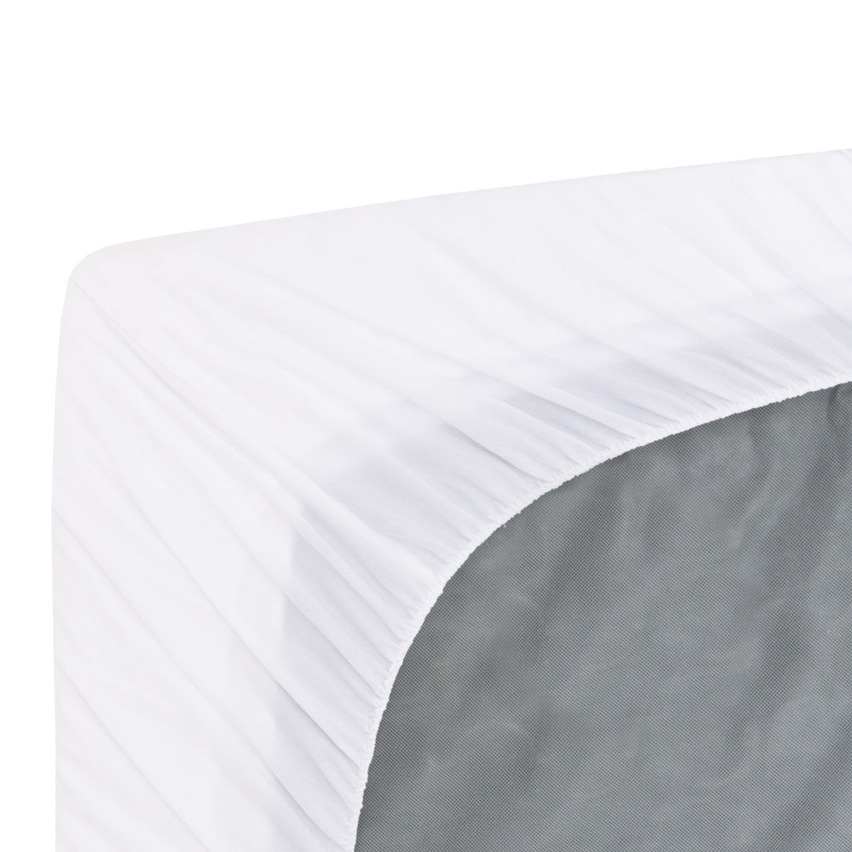 1000GSM Luxury Bamboo Covered Mattress Topper Ball Fibre Gusset | Single | White
