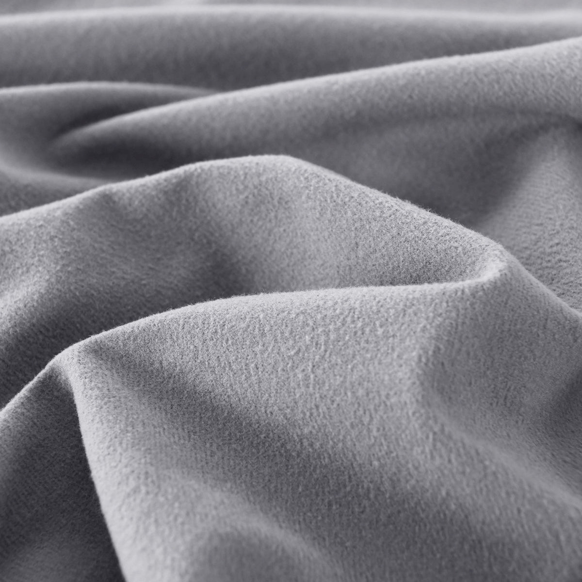 Polar Fleece Flannel Sheet Set | Ultra Soft Plush Cozy | Single | Grey