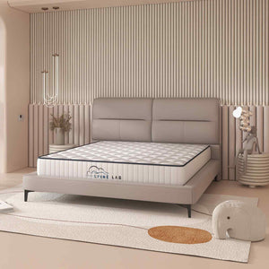Spine-Lab Mattress | 5 Zone | 21cm Medium Firm Foam Bonnell Spring | King Single | White
