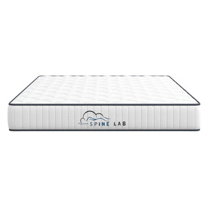 Spine-Lab Mattress | 5 Zone | 21cm Medium Firm Foam Bonnell Spring | King Single | White