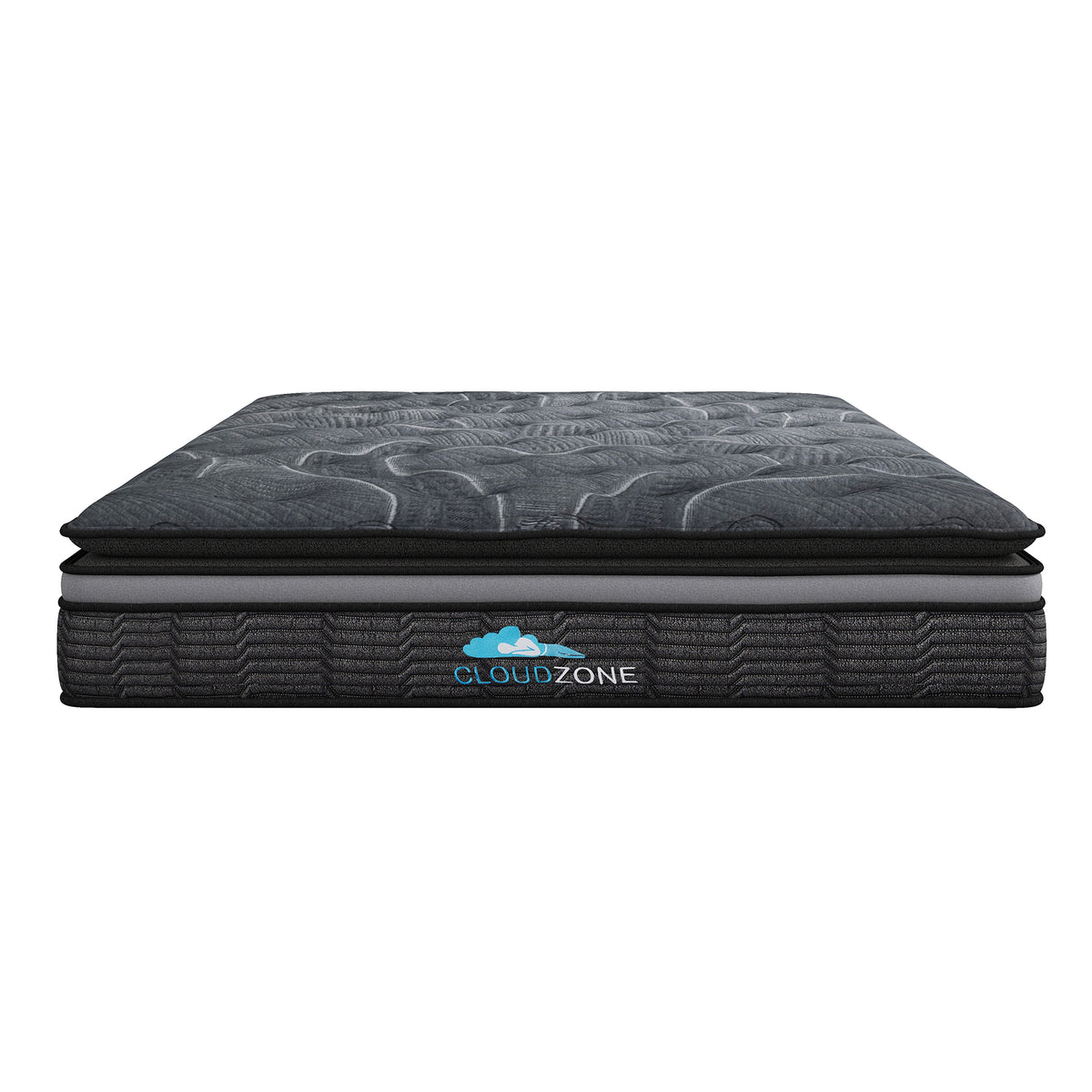 Cloud Zone Double Layer Euro Top Pocket Spring Mattress | Plush Medium Firm | 34cm | Queen