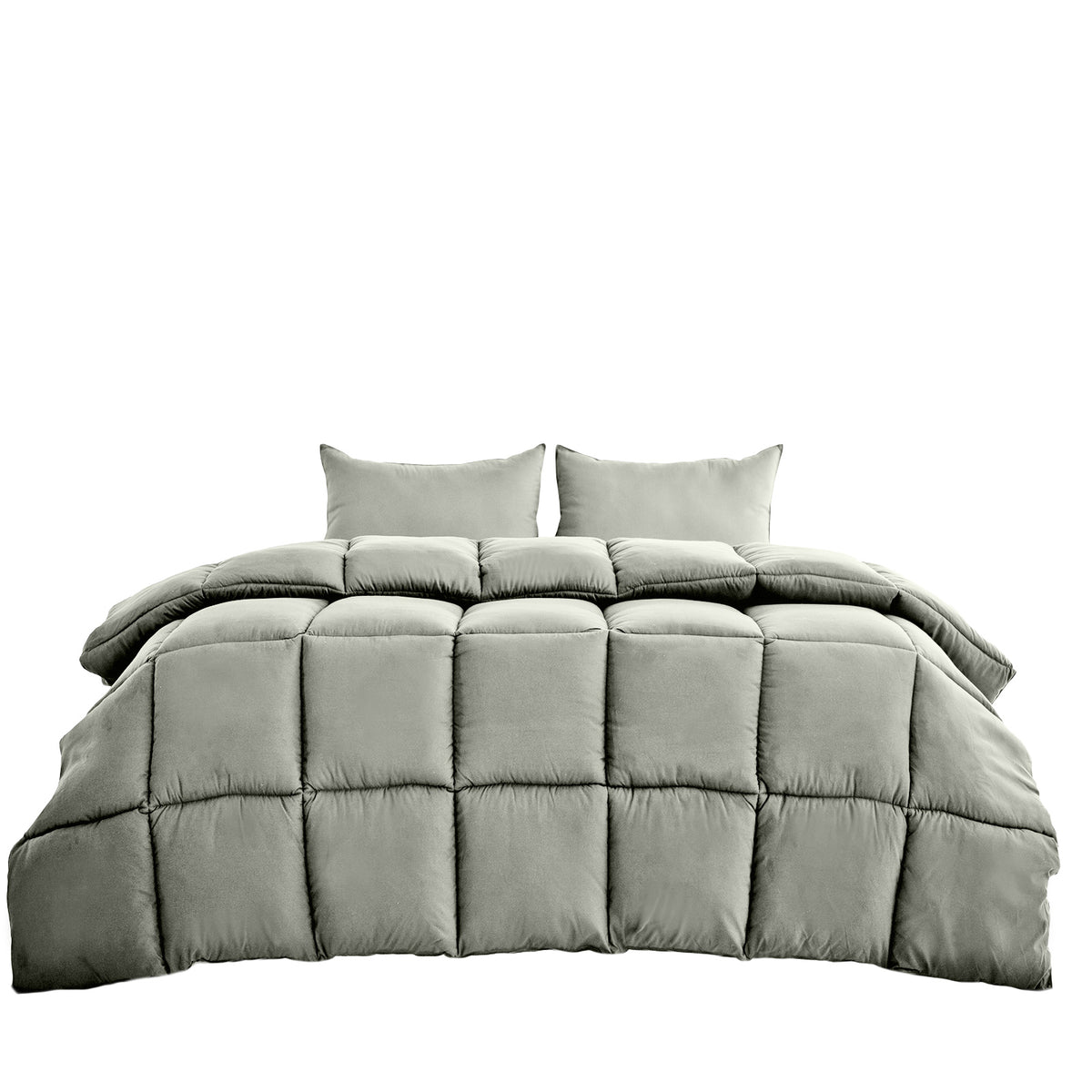 350GSM Charcoal Bamboo Quilt | Luxury Bedding | Duvet | All Seasons | Single | Charcoal