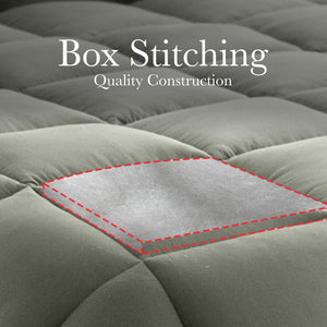 350GSM Charcoal Bamboo Quilt | Luxury Bedding | Duvet | All Seasons | Single | Charcoal