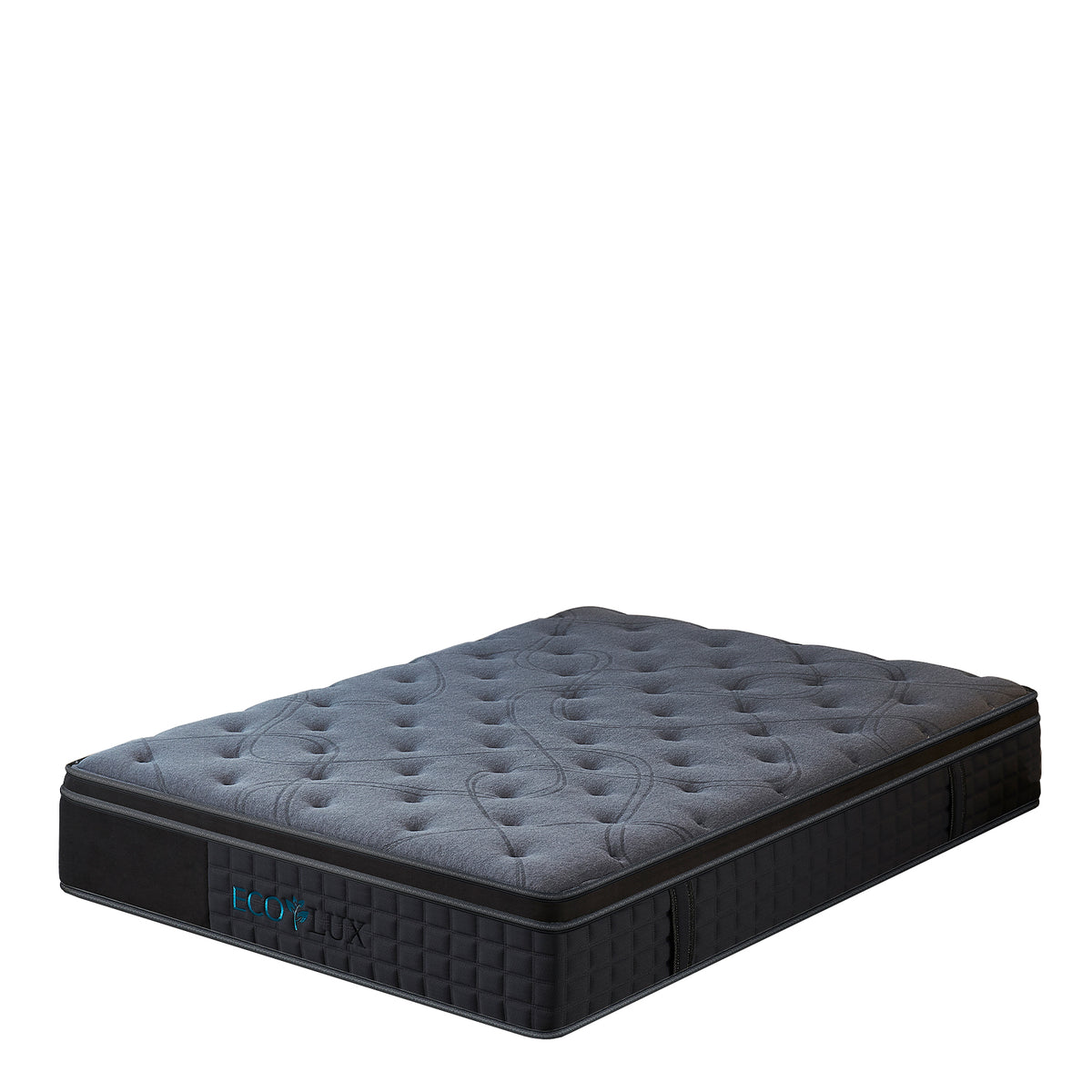 Eco Lux Euro Top 7-Zone Pocket Spring Mattress | Plush Edge Support | Medium Firm | King Single