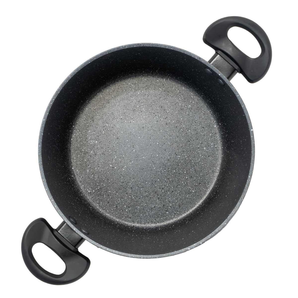 Stone Chef Forged Casserole With Lid | Cookware | Kitchen | Black | 24cm
