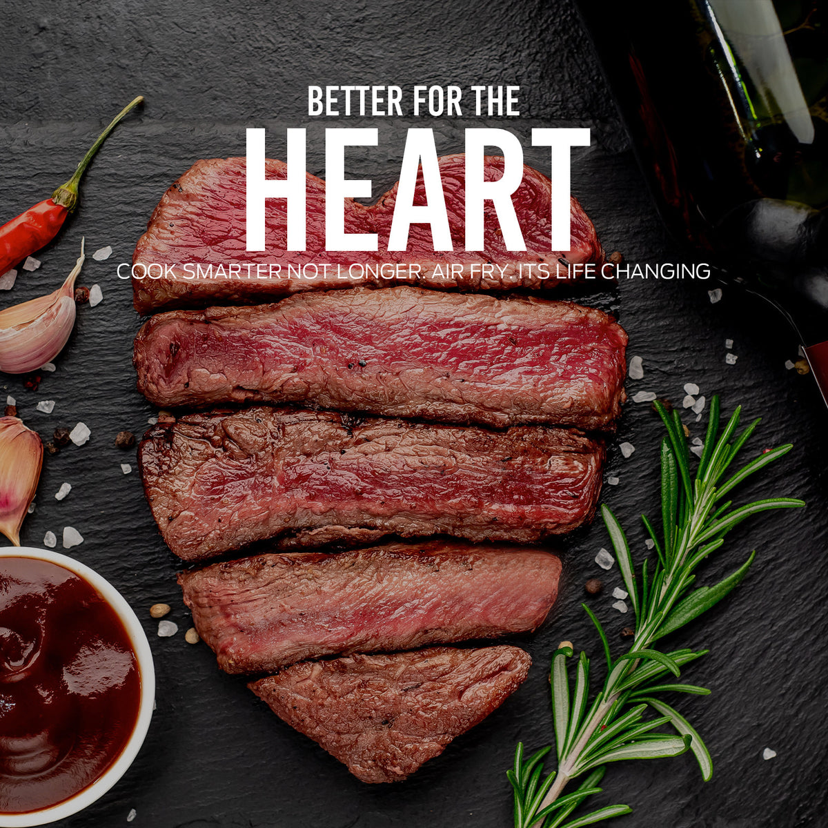 Kitchen Couture Dual View 2 x 5 Litre (10 Litre) Air Fryer | Stainless Steel | Dual Basket